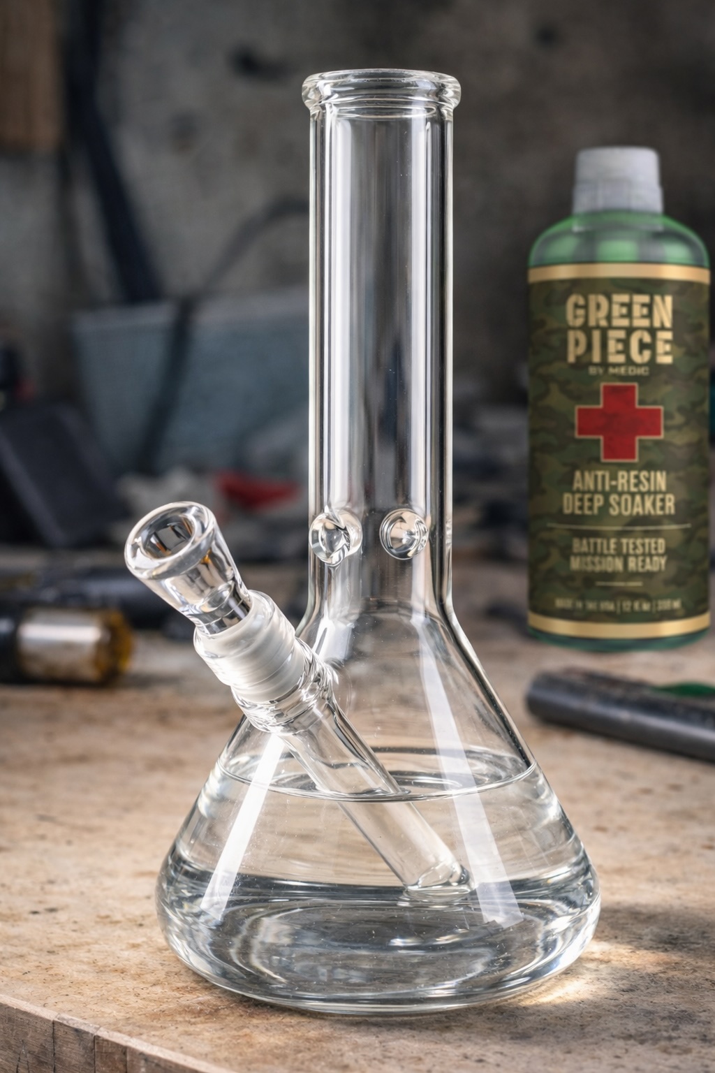 After cleaning with Green Piece